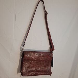 Gun Tote'n Mama Gun Purse Burgundy Removable Gun Holder On Outside Double...